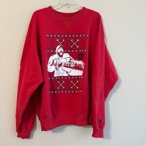 Champion Stanley Cup Barstool Sports Sweatshirt Christmas Ugly Sweater Print